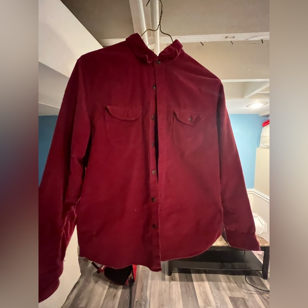 J. Crew Red Corduroy Jacket Men’s Size M